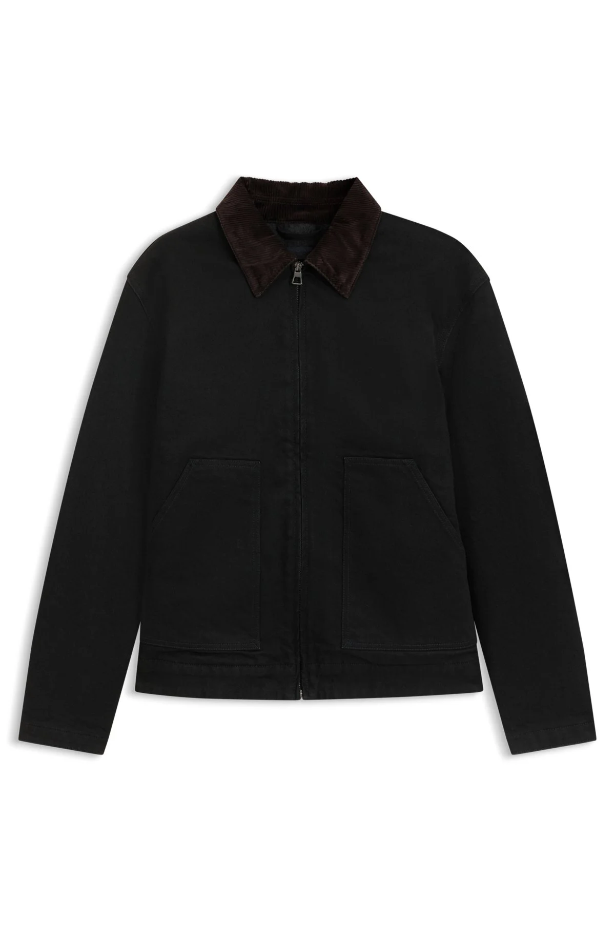 BECKHAM X BOSS JACKET IN BLACK RIGID DENIM - 1