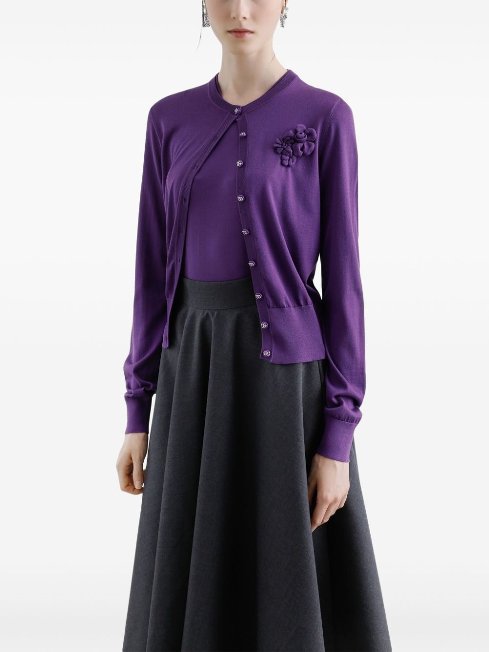 pleated midi skirt - 5