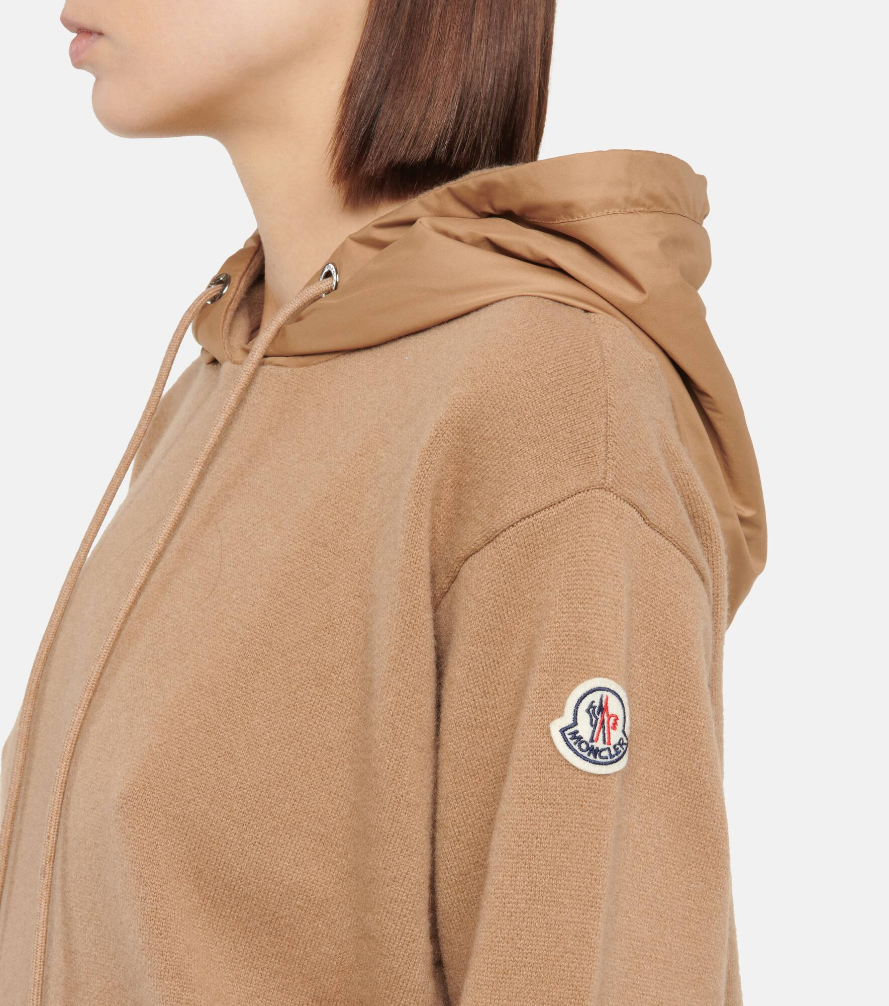 Wool and cashmere hoodie - 5