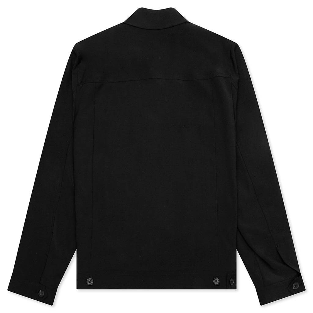 TAILORED JACKET STRAIGHT - BLACK - 2