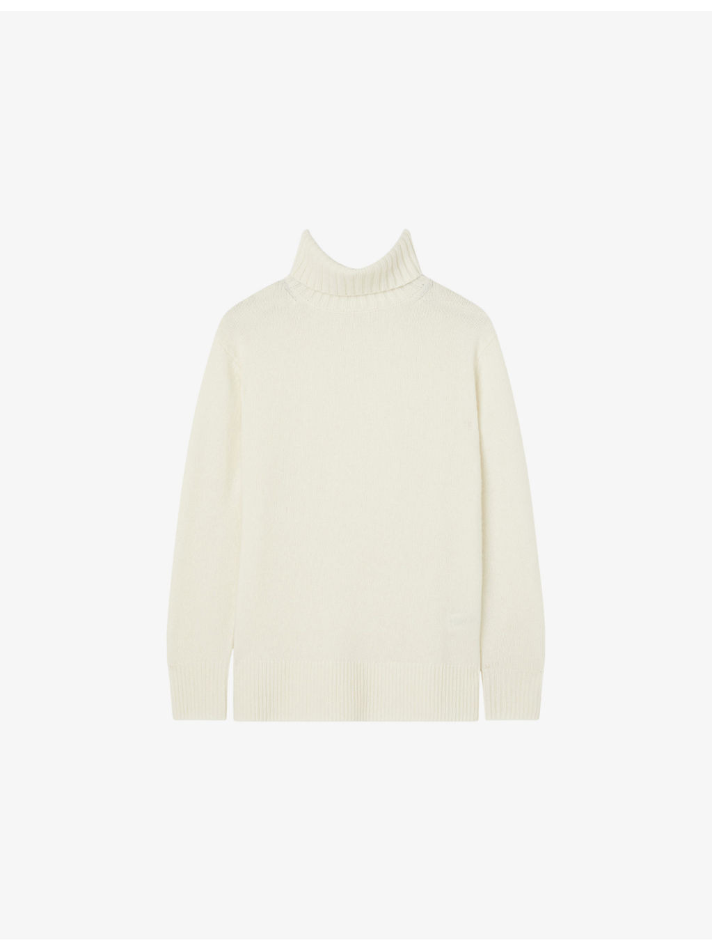 Relaxed-Fit High-Neck Cashmere Jumper - 1