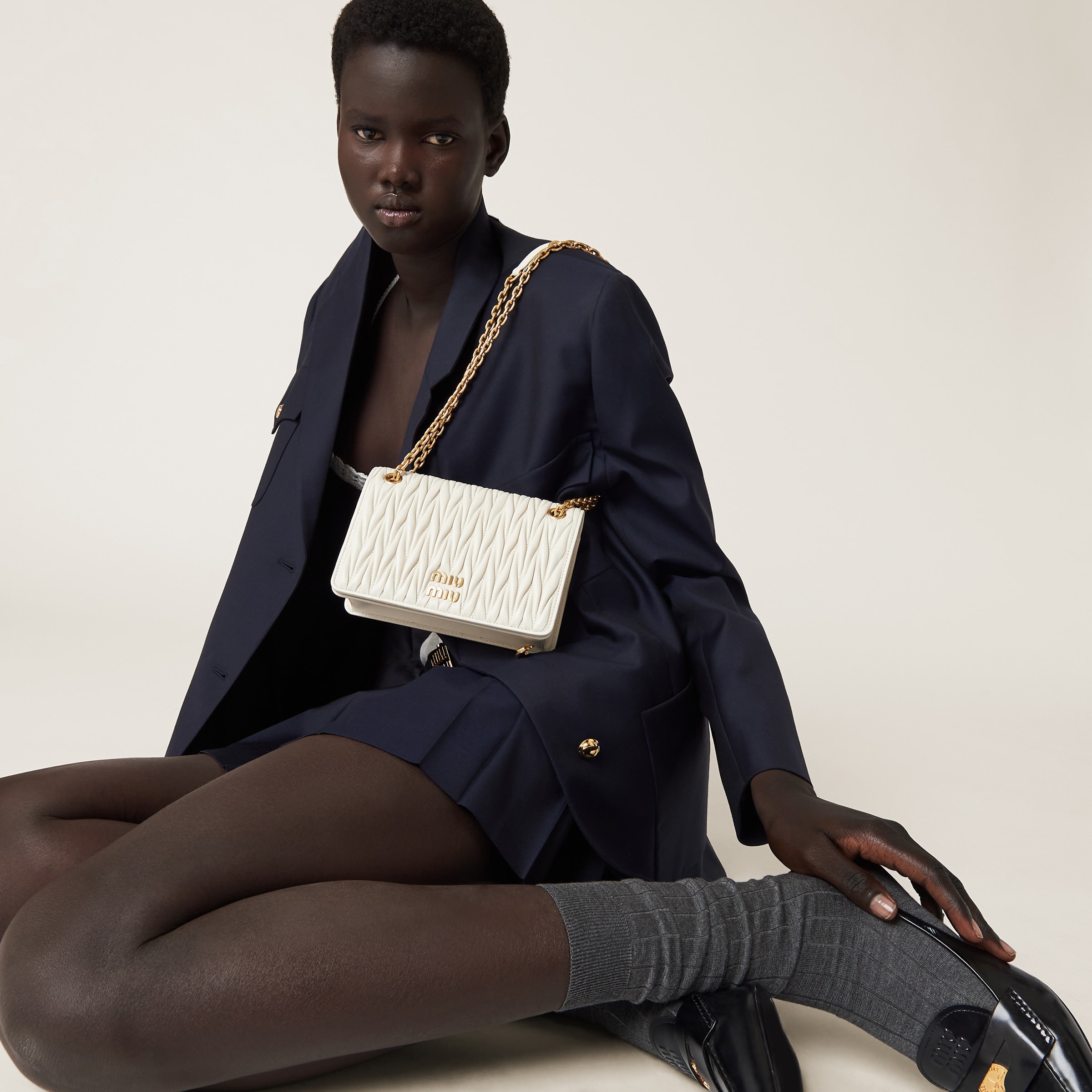Matelassé nappa leather mini-bag - 5