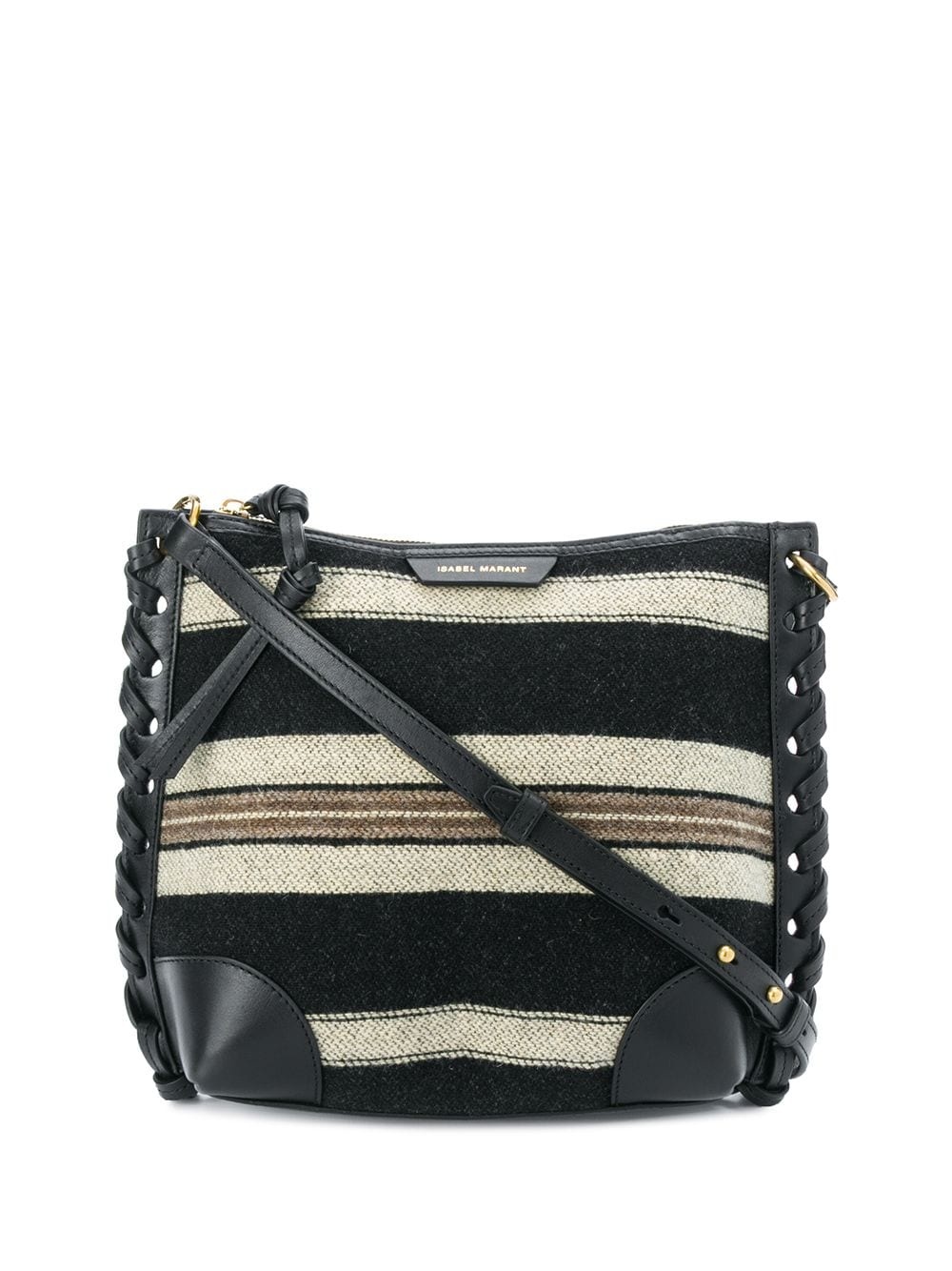 Irope horizontal stripe bag - 1