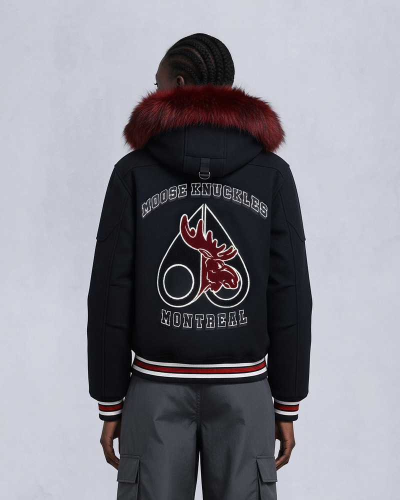 NHL X MOOSE KNUCKLES TEAM BOMBER JACKET 4