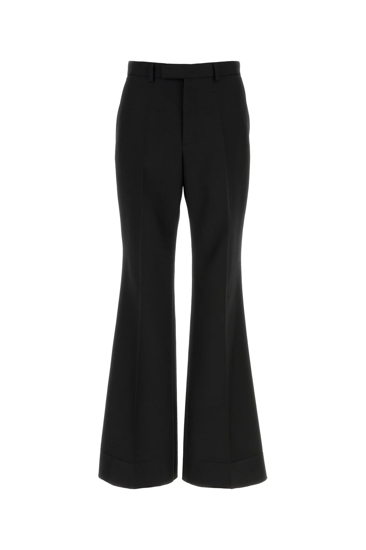 Black polyester blend pant - 1