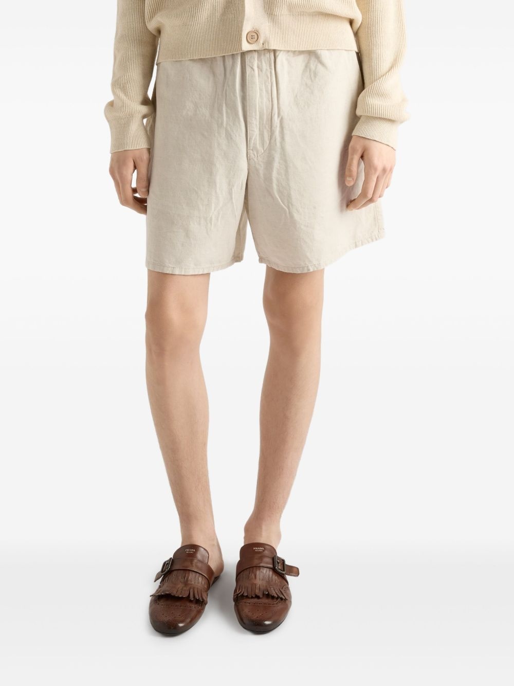 chambray shorts - 4