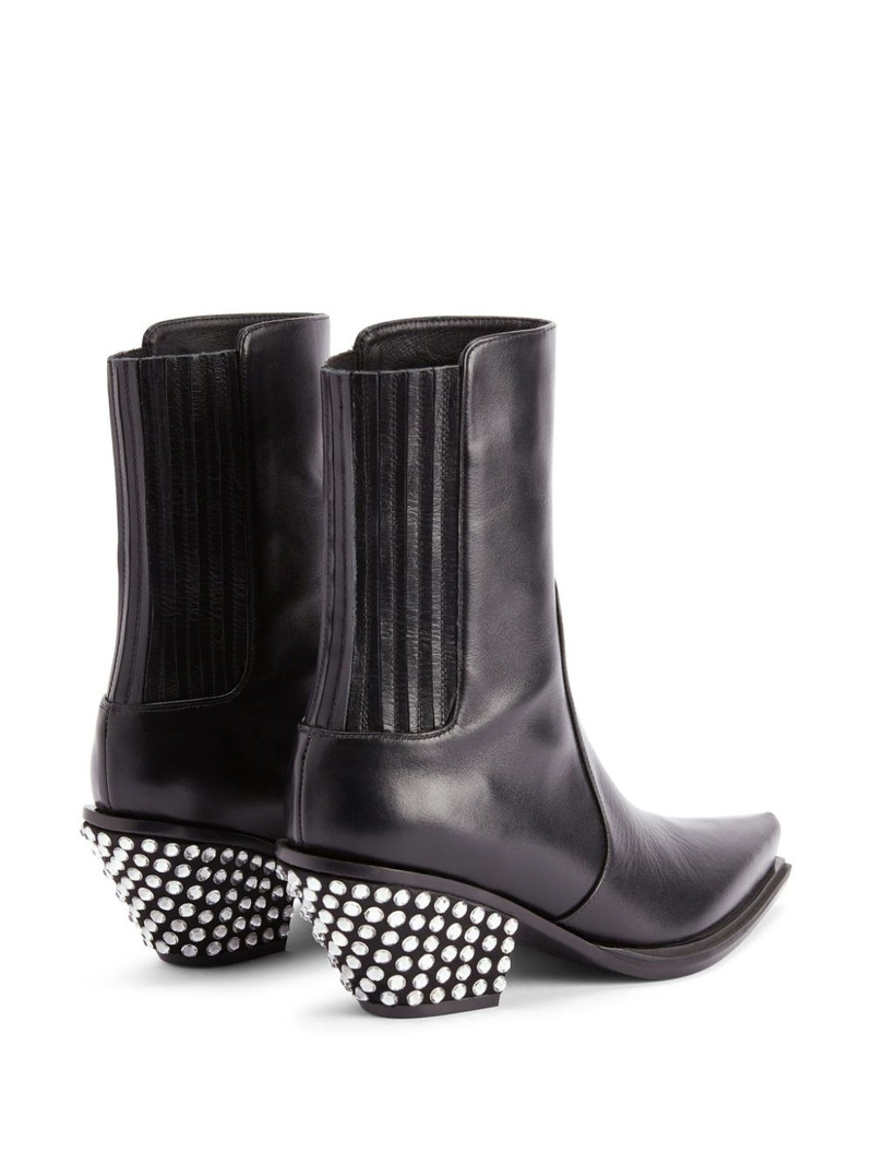 Yanhira 75mm crystal-embellished ankle boots 3