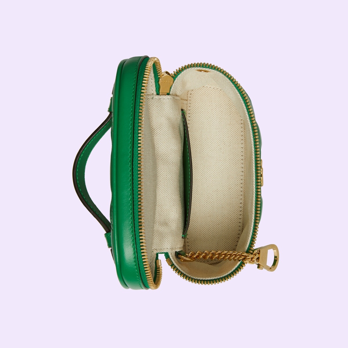 GG Matelassé top handle mini bag - 9