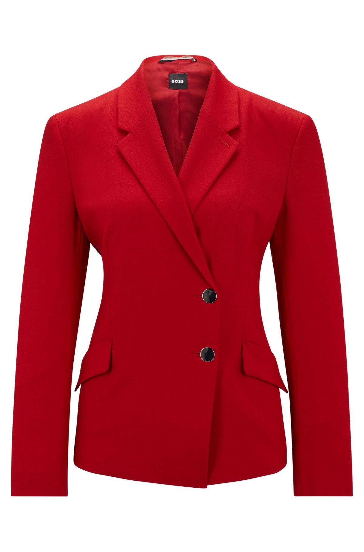 REGULAR-FIT JACKET IN VIRGIN-WOOL TWILL - 1