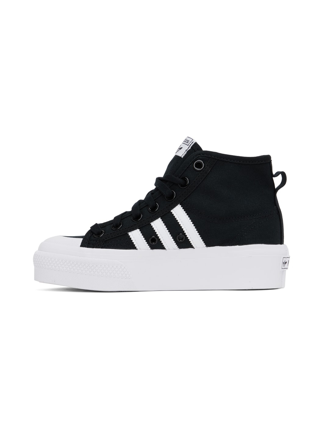 Black Nizza Platform Mid Sneakers - 3