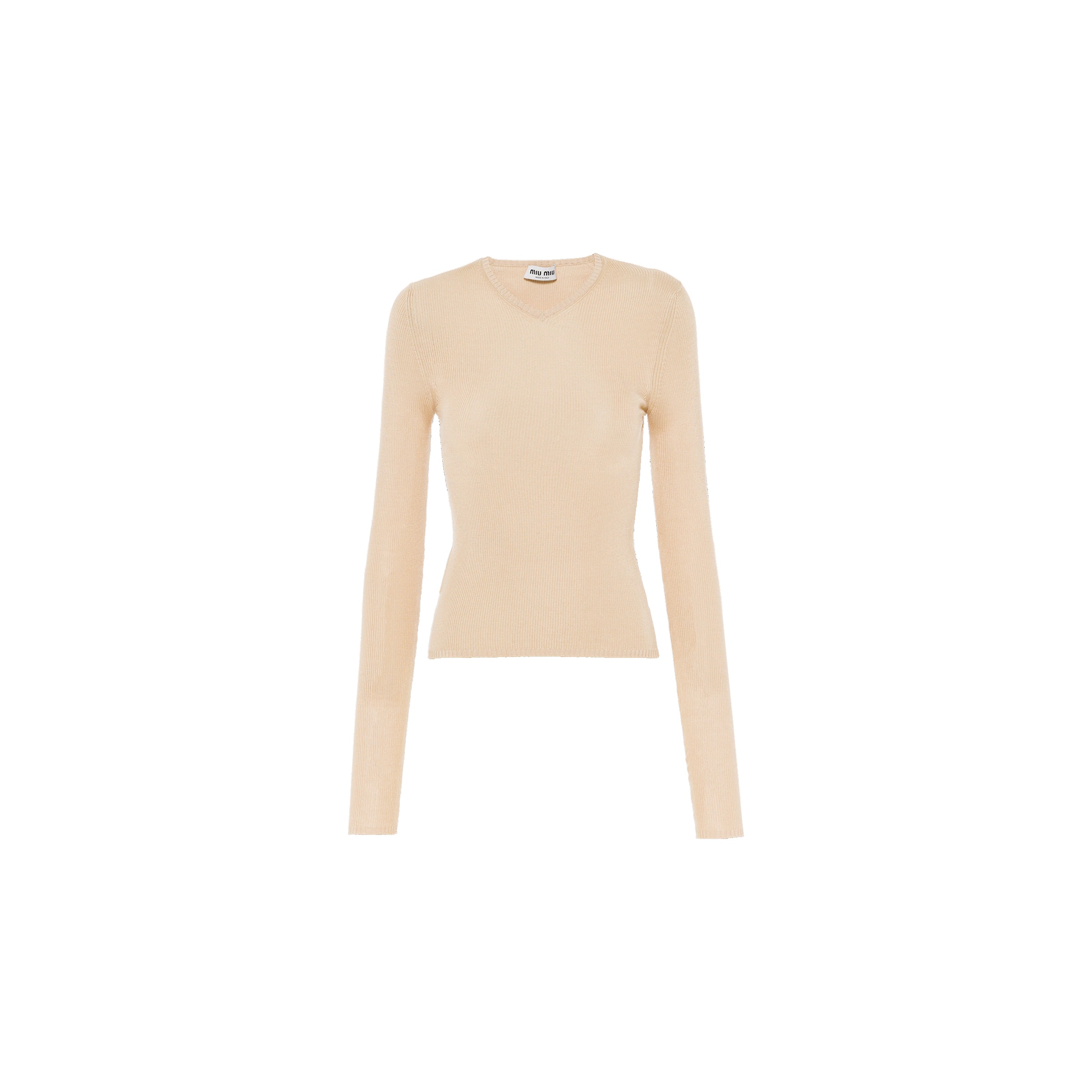 Slim-fit silk sweater - 1