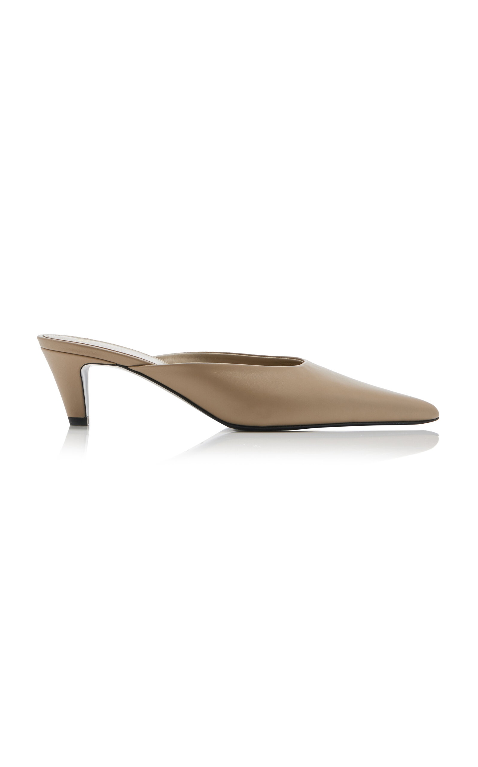 The Leather Mules neutral - 1