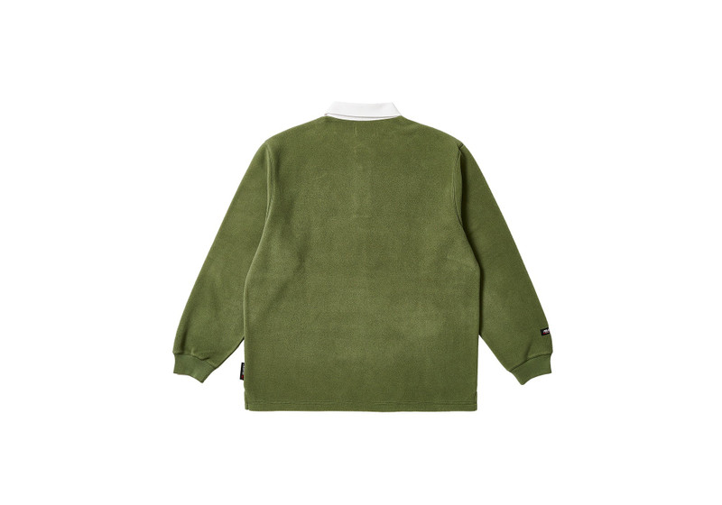 PALACE POLARTEC RUGBY THE DEEP GREEN outlook
