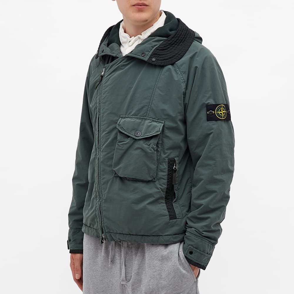 Stone Island David Light-TC Asymmetric Zip Jacket - 6