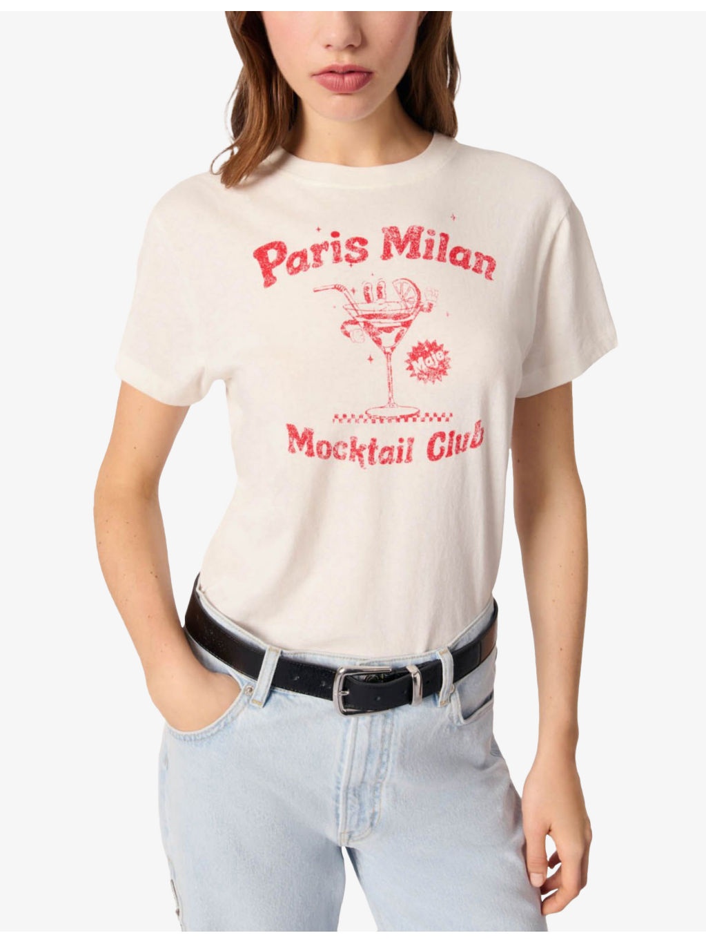 Paris Milan Text-Print Cotton-Jersey T-Shirt - 3