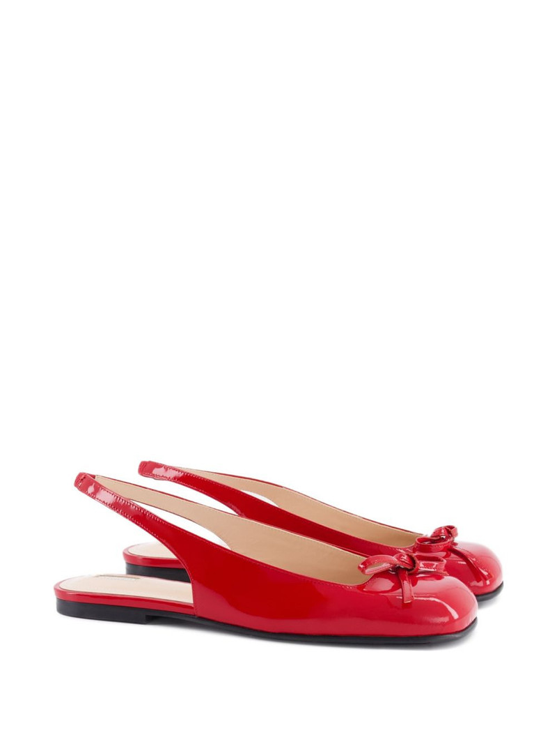 NODALETO Bulle Node SB patent bow ballet flats outlook