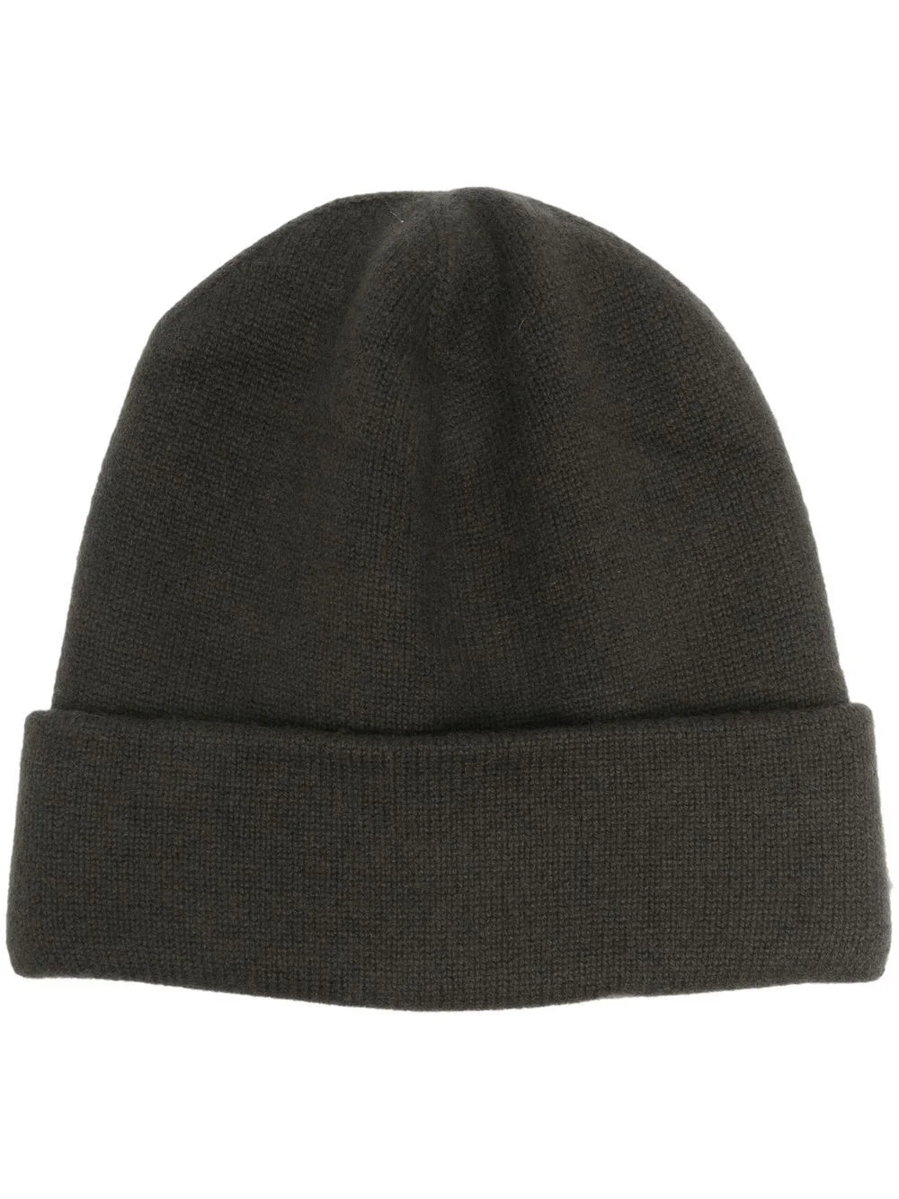 turn-up cashmere beanie - 1