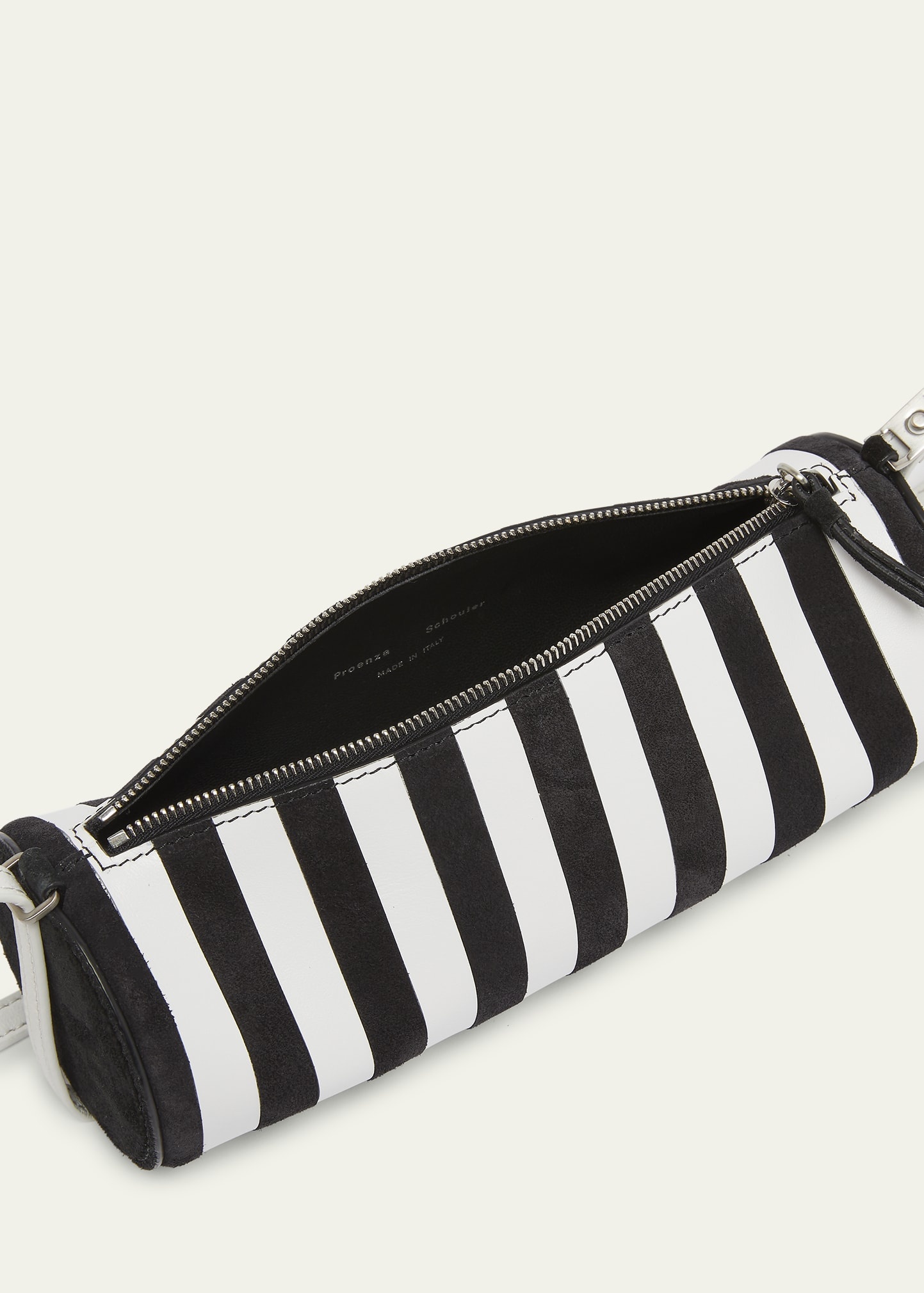 Silo Striped Napa Leather Shoulder Bag - 4
