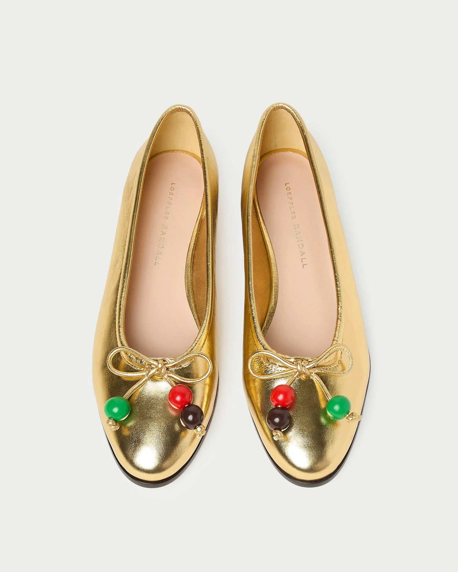 Noelle Champagne/Beads Ballet Flat - 1