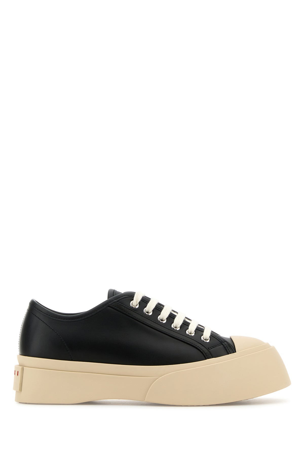 Black leather Pablo sneakers - 1