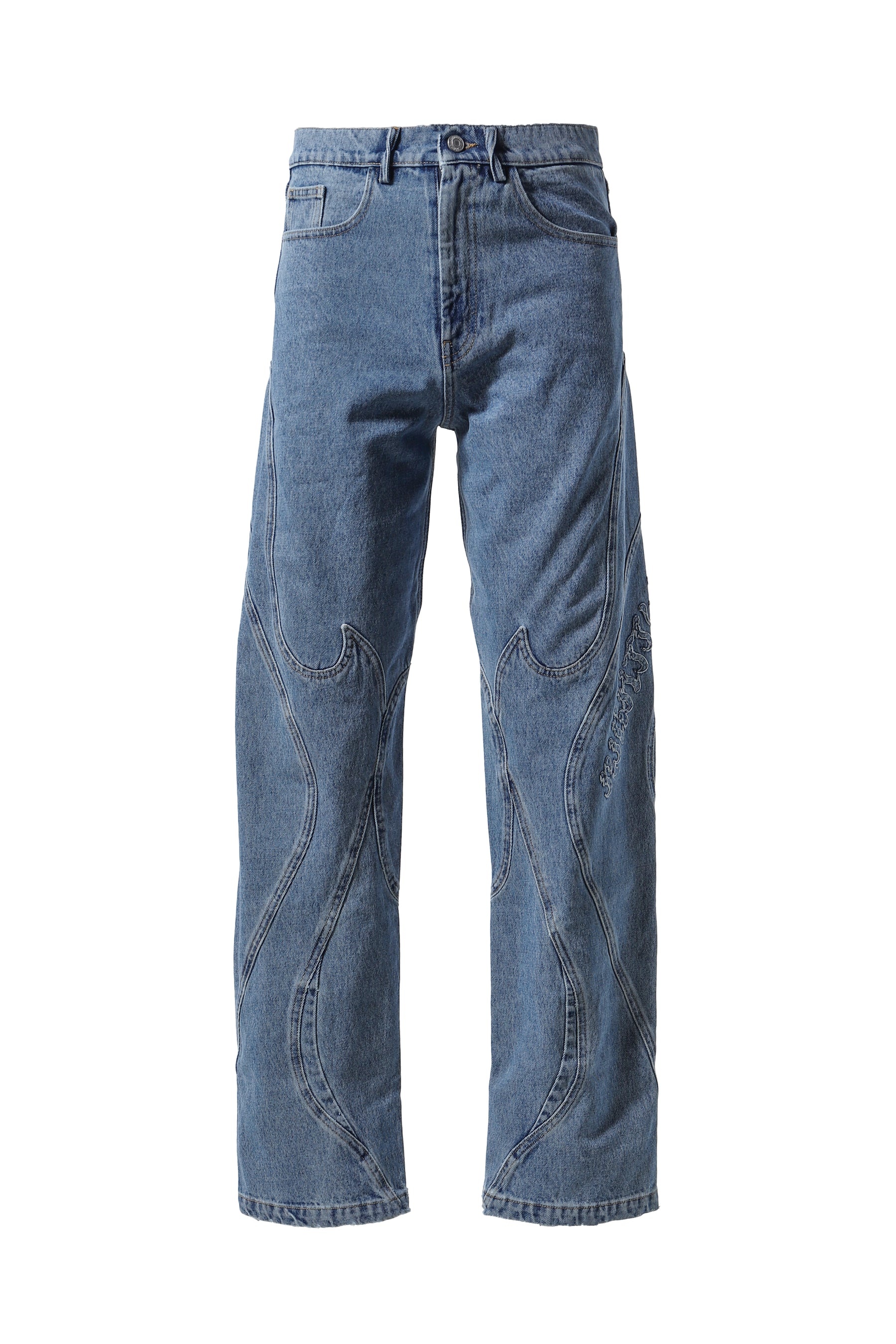 RIDER DENIM PANTS / BLU - 5