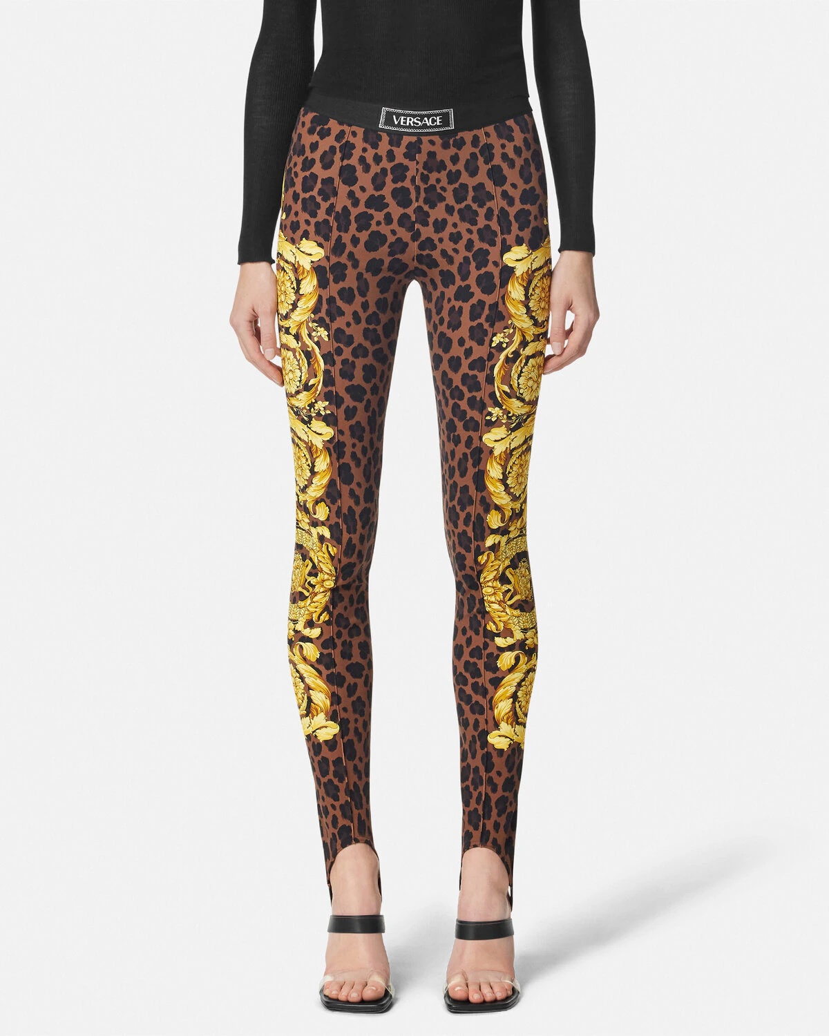 Wild Barocco Stirrup Leggings - 4