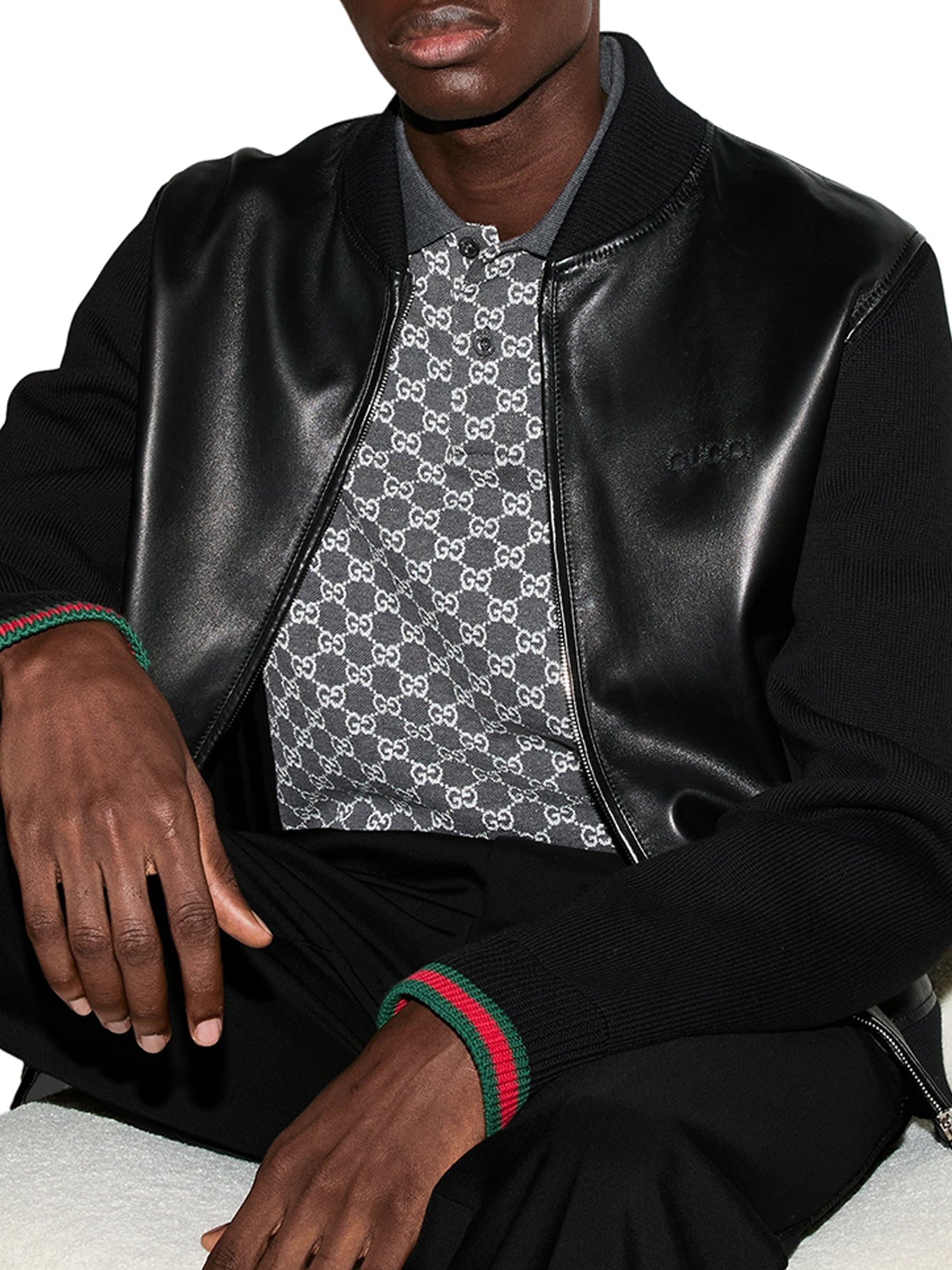 GUCCI NAPPA AND KNIT BOMBER | suitnegozi | REVERSIBLE