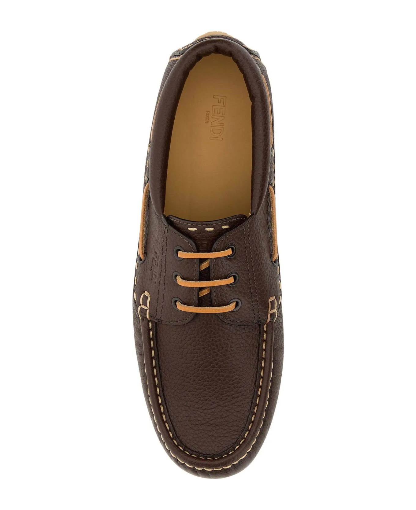 'fendi Deck' Boat Shoes - 4