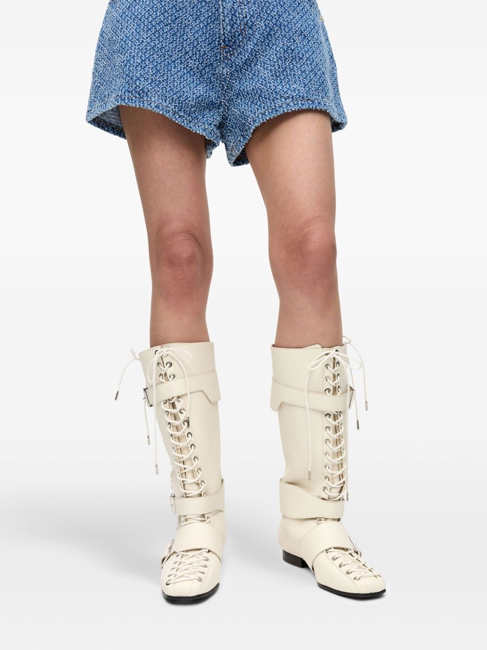 lace-up boots - 4
