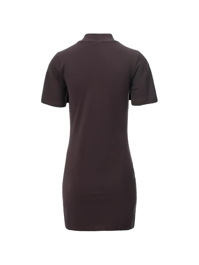 GUESS USA Sonia high-neck logo-plaque mini dress outlook