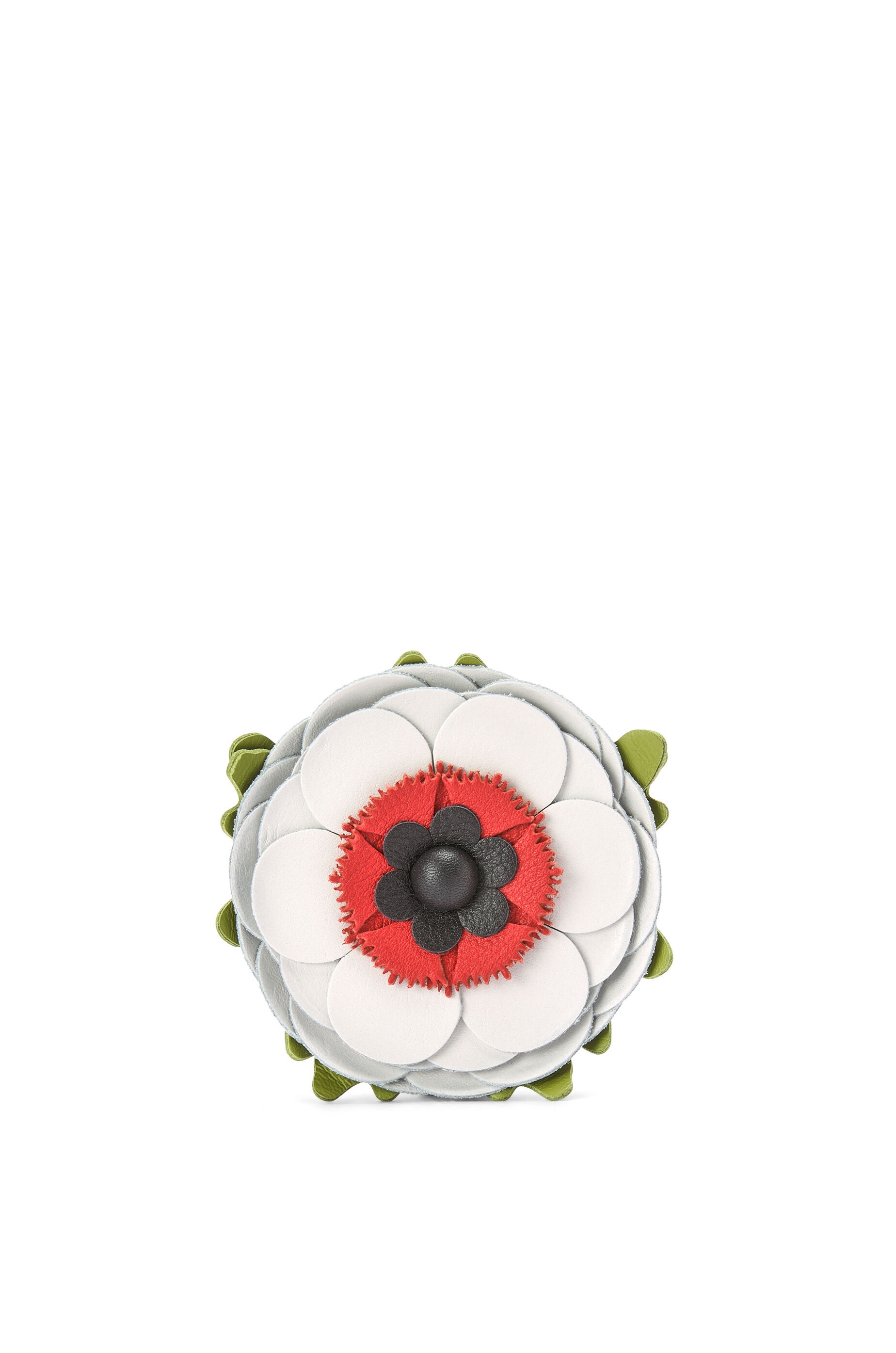 Pansy stud flower in classic calfskin - 1