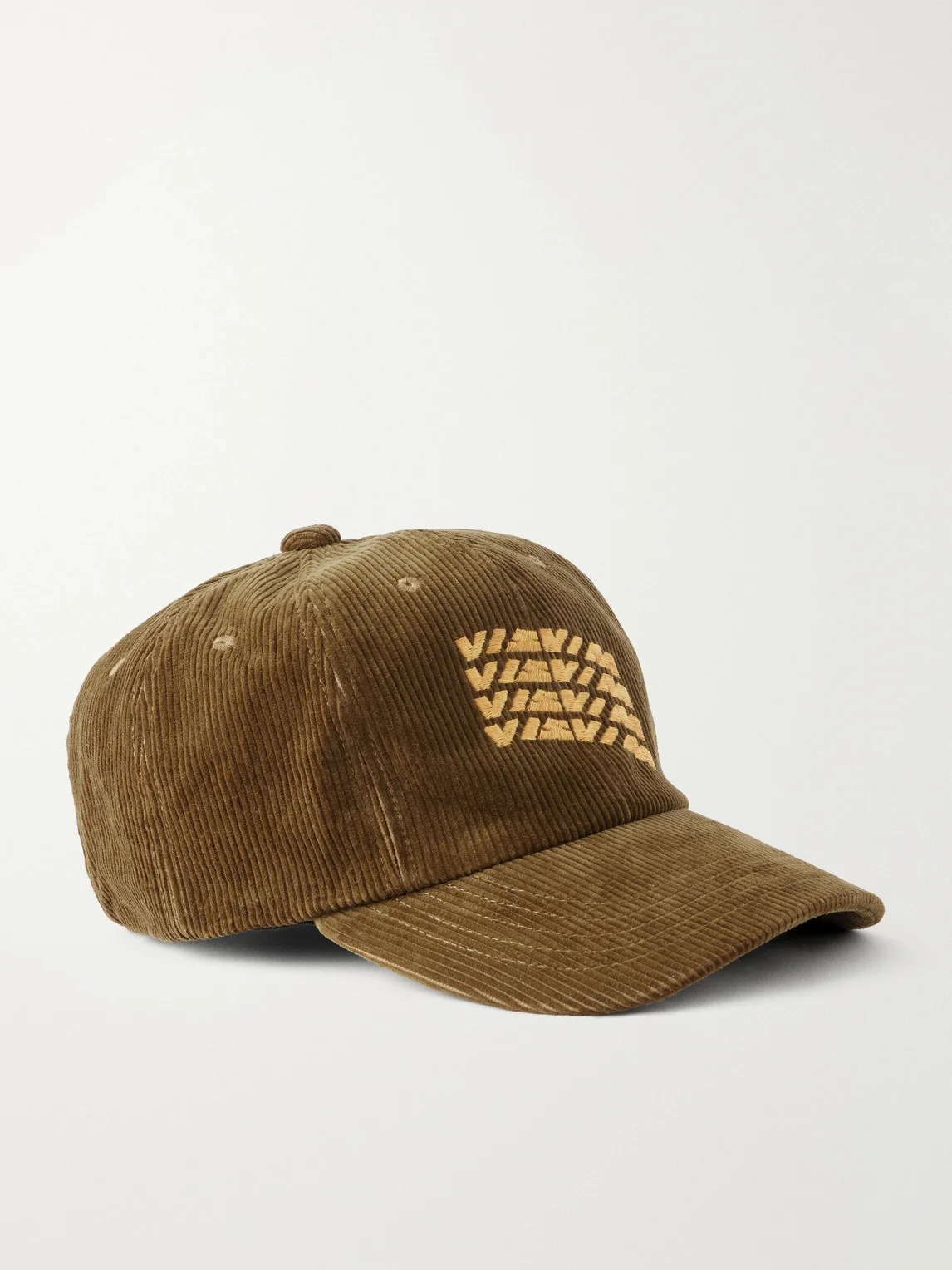 Logo-Embroidered Cotton-Corduroy Cap - 1