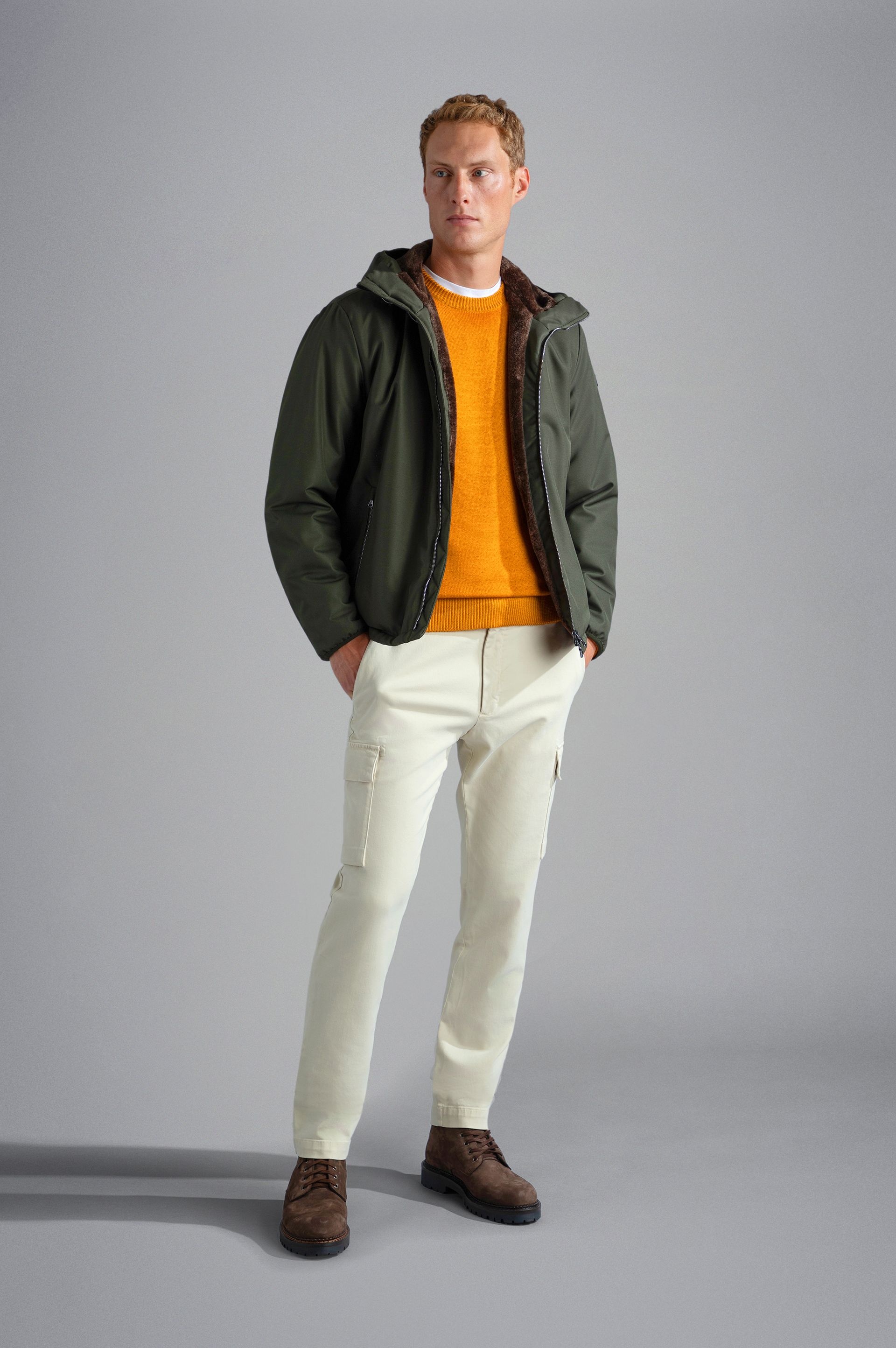 SAVE THE SEA TYPHOON® TWILL AND FAUX FUR WINDBREAKER - 3