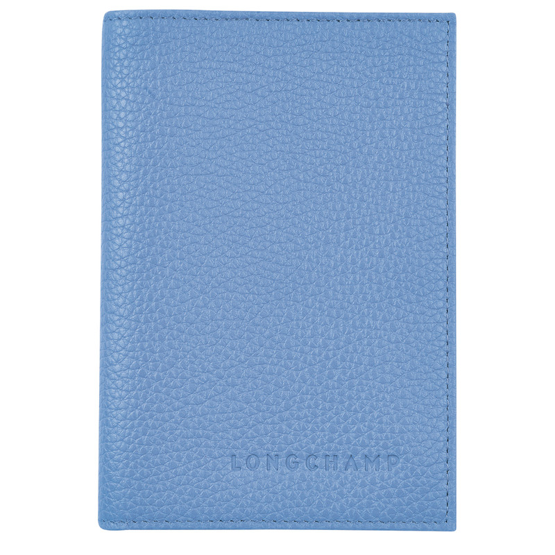 Le Foulonné Passport cover Cloud Blue - Leather 1