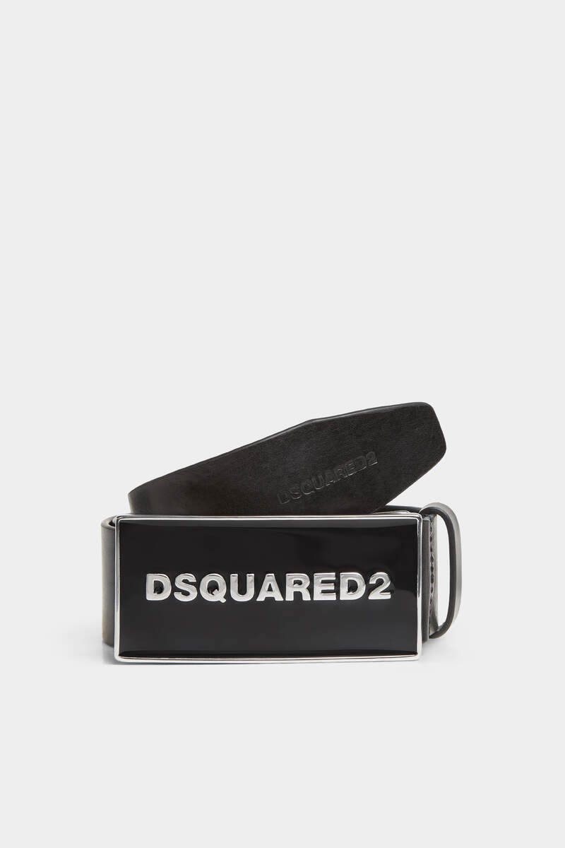 DSQUARED2 TONAL LOGO PLAQUE BELT - 1