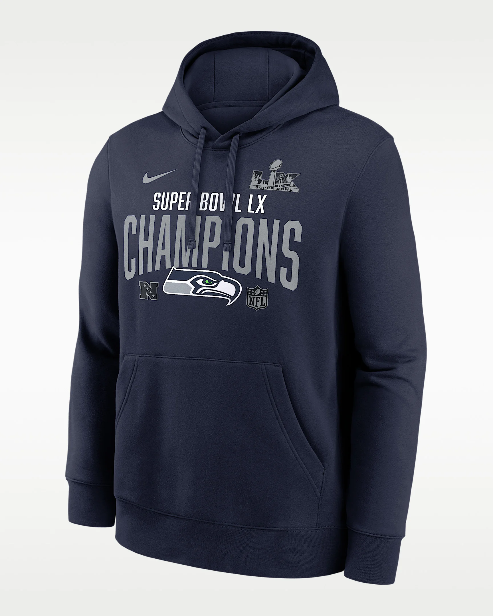 Seattle Seahawks Super Bowl LX Champions Going Yard Club Men's Nike NFL Pullover Hoodie - 1
