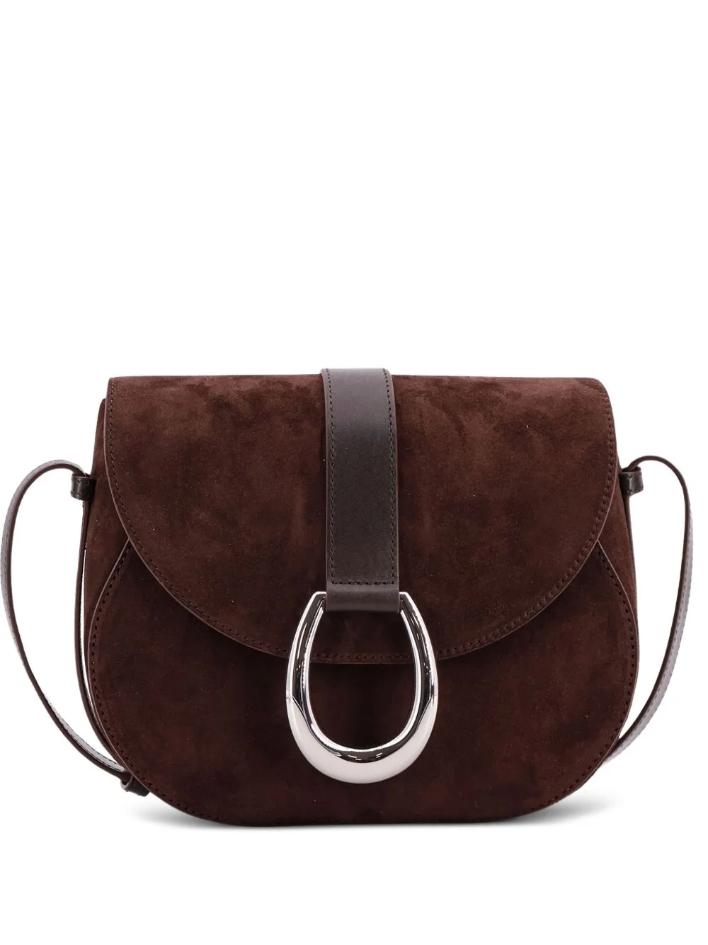 Bella Saddle flap closure crossbody bag - 1