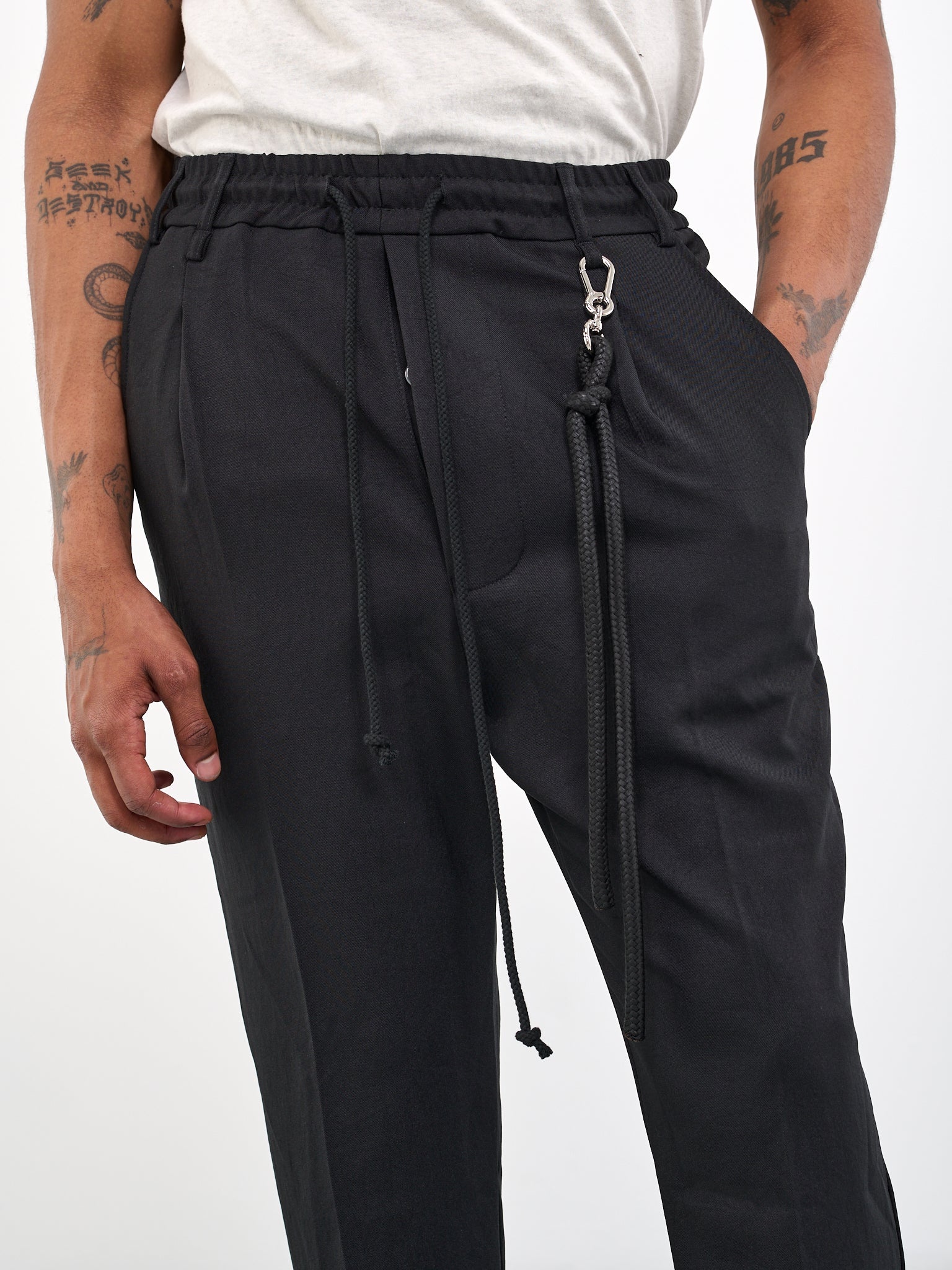 Rope Drawcord Trousers - 5