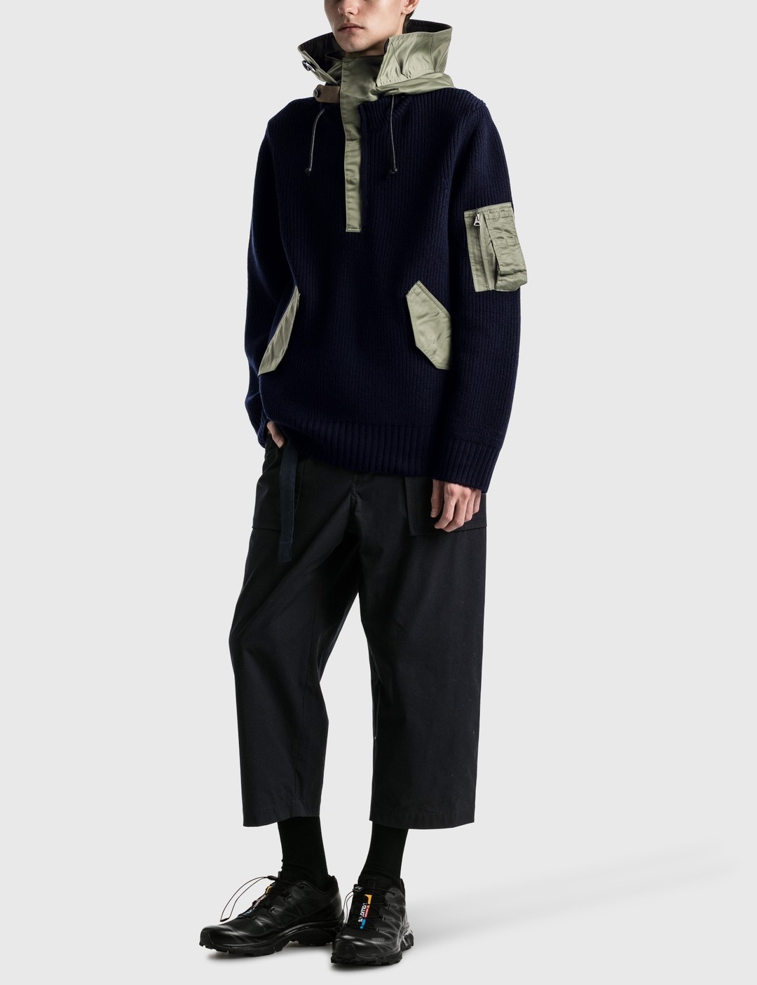 WOOL KNIT HOODIE - 7