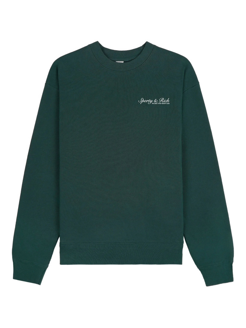 Sporty & Rich Printed Crew-neck Sweater 1