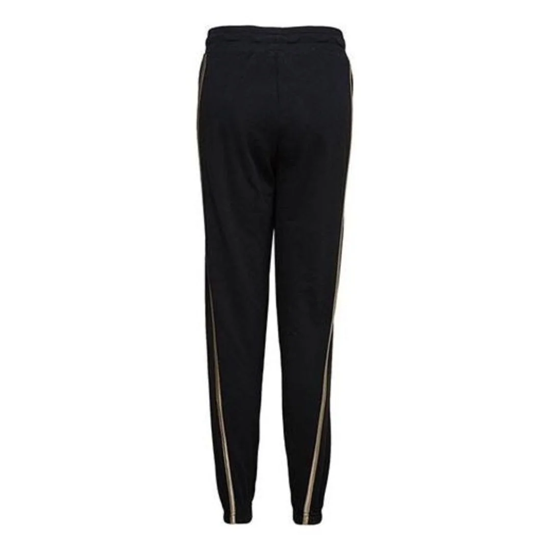 (WMNS) Converse Colourblock Shine Pants 'Black' 10017036-A01 - 1