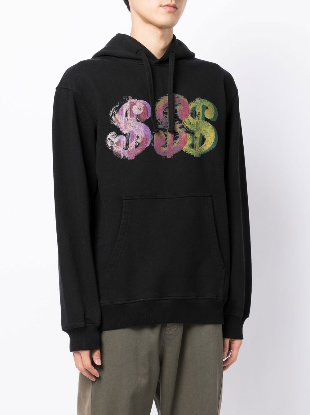 graphic-print drawstring hoodie - 3