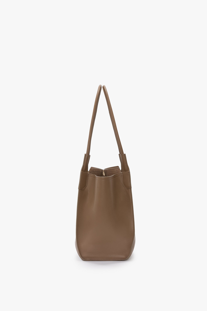Victoria Beckham Victoria Tote Bag In Dove Grey Leather outlook