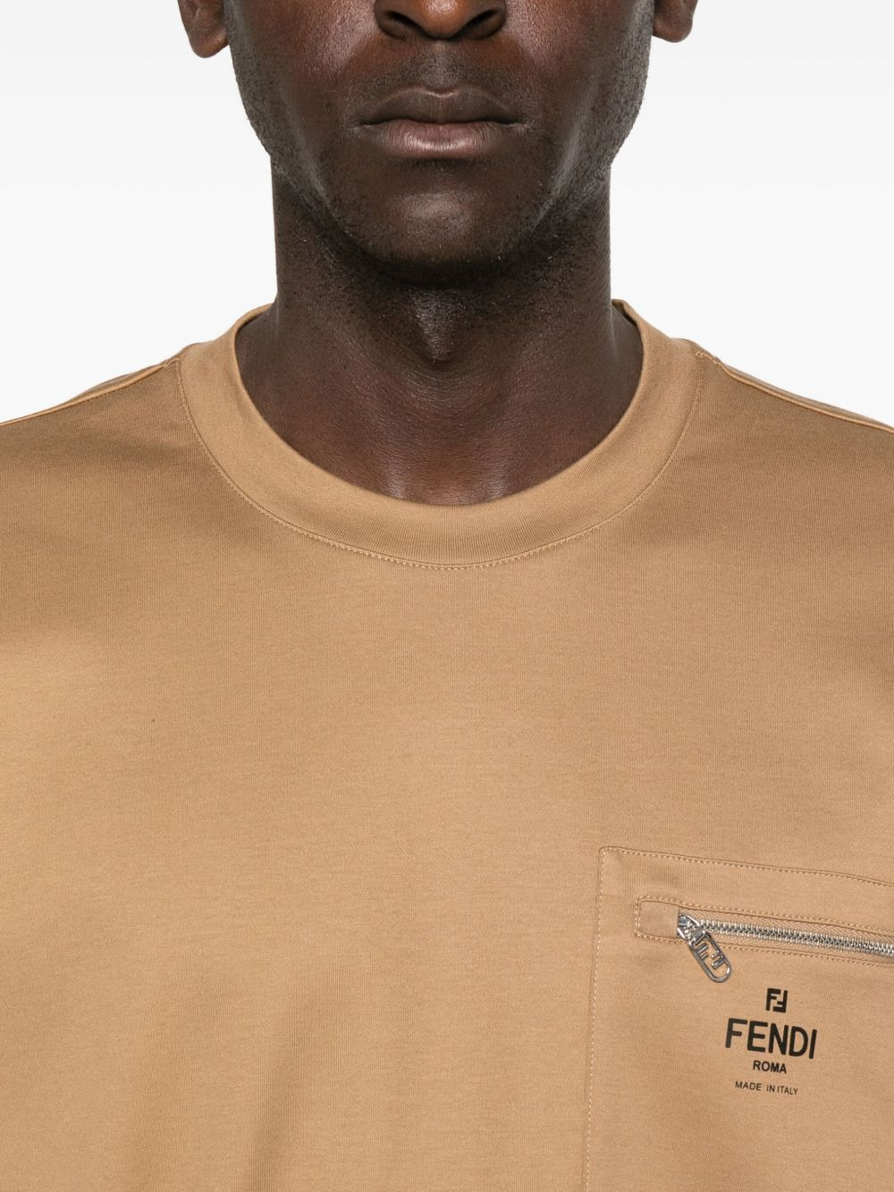zip-pocket t-shirt - 4