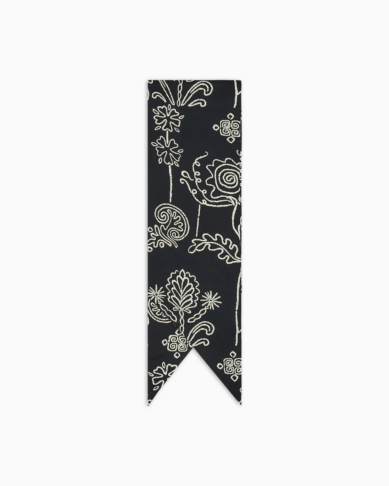 PRINTED SILK SCARF - 1