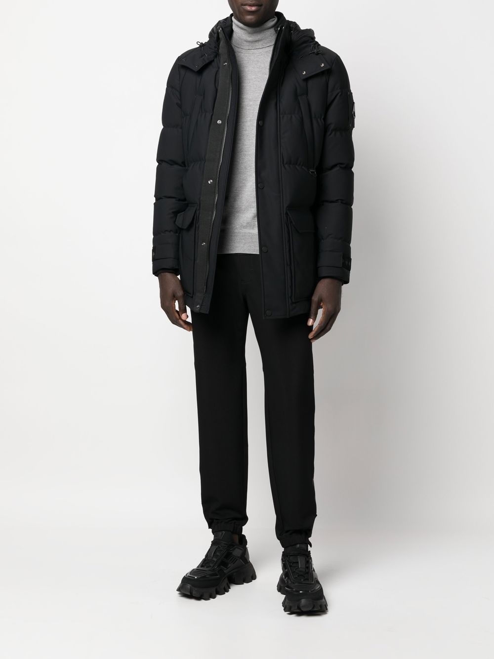 hooded puffer jacket - 2