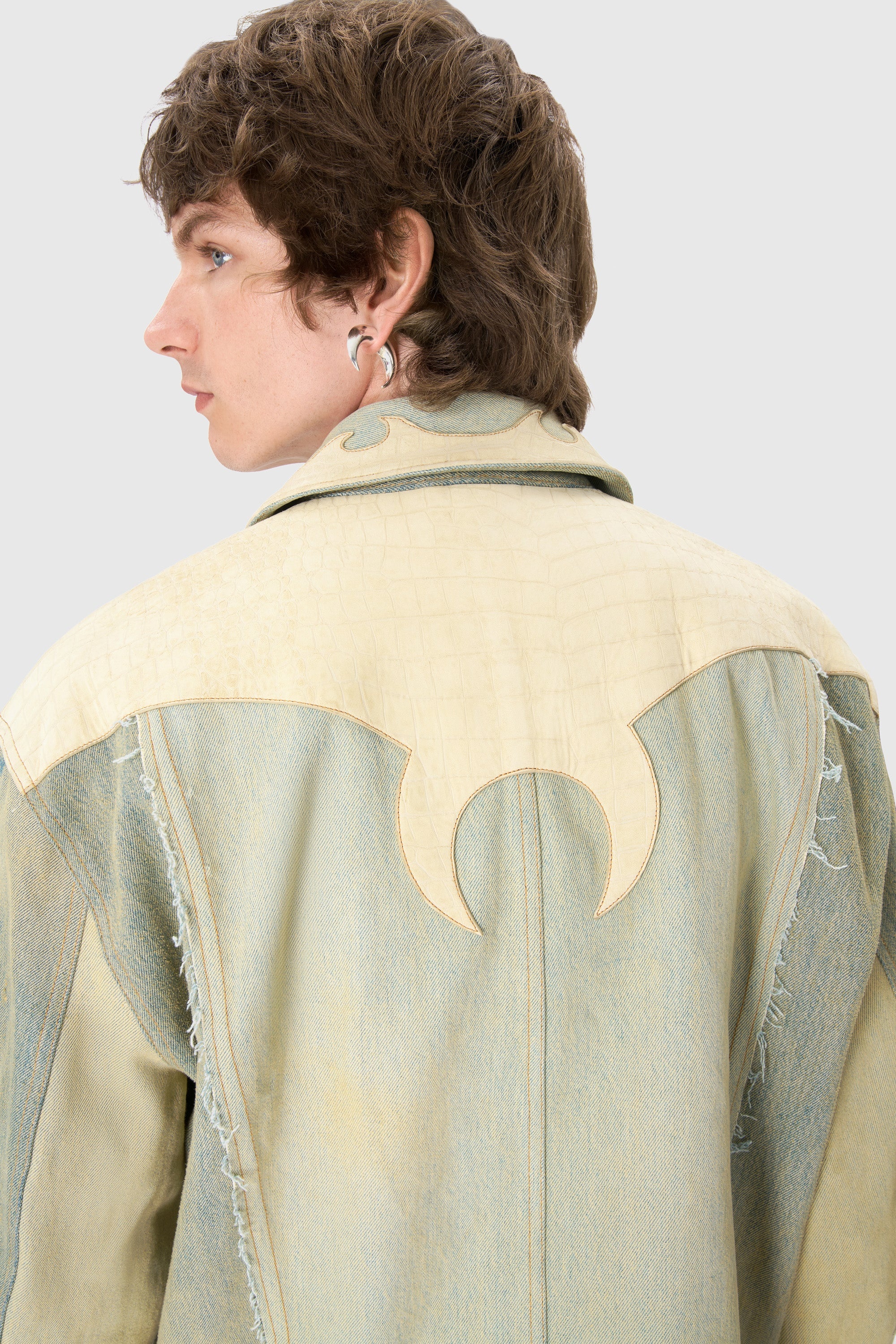 Regenerated Denim Workwear Jacket - 4