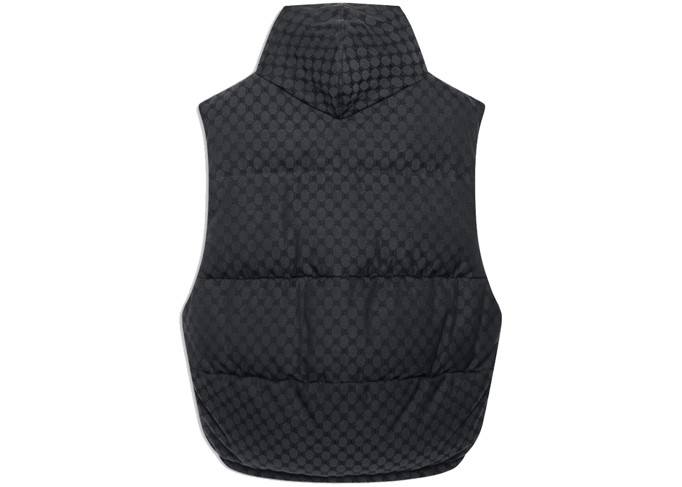Gucci x Balenciaga Womens The Hacker Project Hacker Cocoon Puffer Gilet Vest Black - 2
