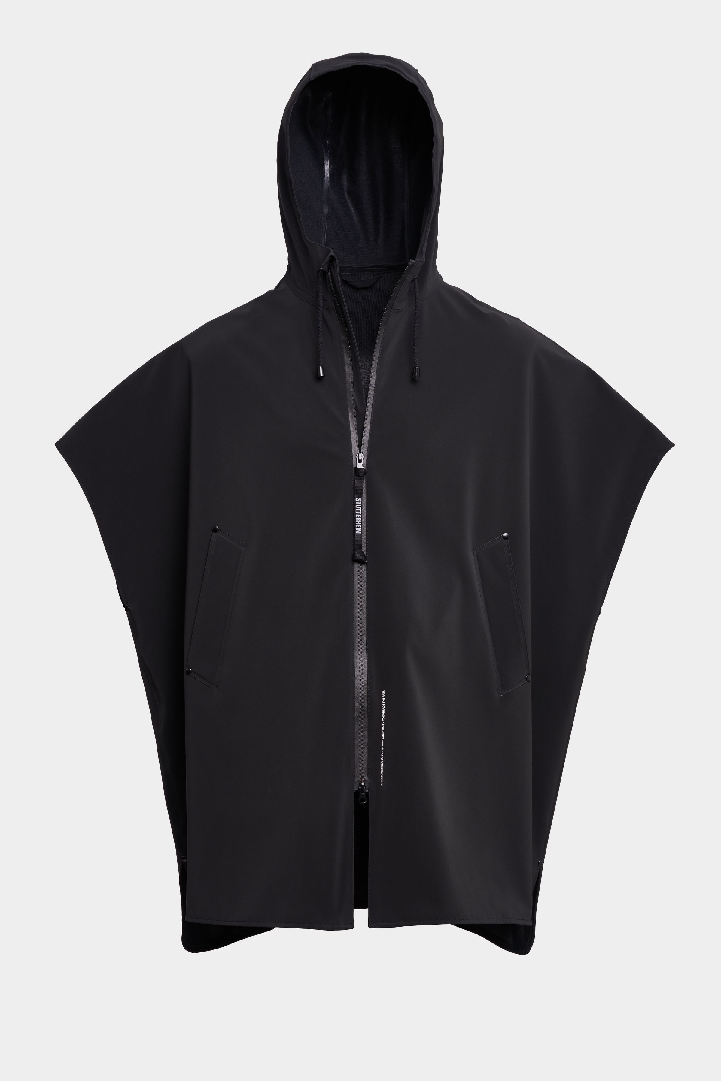 Lomma Matte Poncho Black - 1