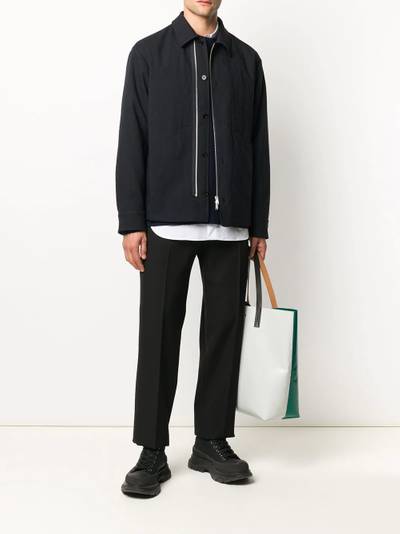 Jil Sander single-pleat trousers outlook